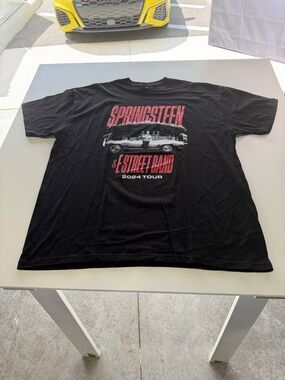 Springsteen & E Street Band 2024 Tour Graphic Tee - Black 2XL